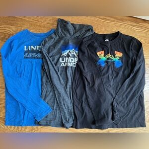 Under Armour Boys Long Sleeve Tees